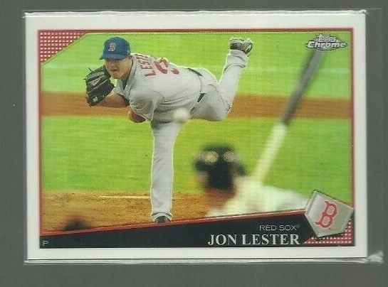  2009 Topps Chrome Refractors #6 Jon Lester (ref 67196) - Image 1 of 1