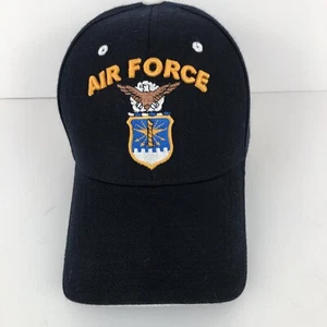 Black Air Force Cap Lone Star Brand - Picture 1 of 7