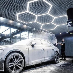 5 Hexagon LED-Beleuchtung Auto Detail Haus Garage Werkstatt Einzelhandel Lamp - Picture 1 of 19