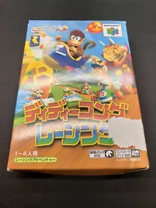 1997 Boxed Japanese Ditty Kong Racing Nintendo 64 N64 Tested! - Picture 1 of 10
