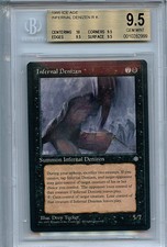 MTG Ice Age Infernal Denizen BGS 9.5 Gem Mint with 10 centering Card WOTC 2999