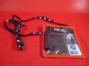 Microsoft Tech-Ed North America 2010 Employee Name Tag Holder w/ HP Lanyard - Picture 1 of 3