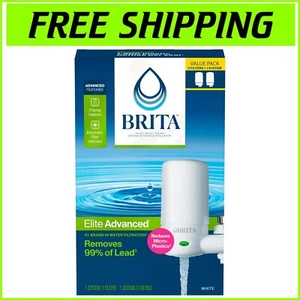 Brita Faucet-Mounted Water Purifier - Filter Change Indicator & Compact Design - Picture 1 of 10