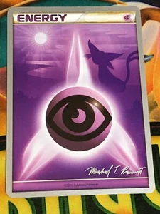 C1465 POKEMON TCG CAMPEÓN MUNDIAL ENERGÍA PSÍQUICA ESPEON LP COMÚN - Imagen 1 de 12