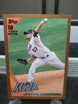 johan santana 2010 Topps Wal-mart Copper 126/399 #573 - Image 1 of 2