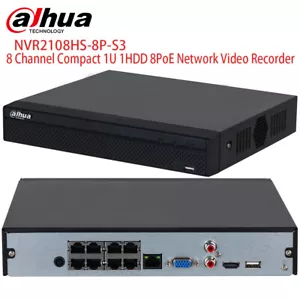 Protección perimetral de video en red WizSense Dahua 8CH NVR2108HS-8P-4KS3 8POE - Imagen 1 de 4