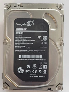 ST3000DM001, SN: Z1F, TK, PN: 1CH166-048, FW: AP19, 15176, Seagate 3Tb 3.5" HDD - Imagen 1 de 2