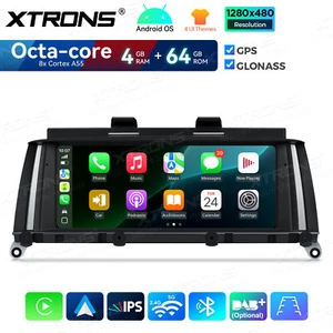 CarPlay 8.8" HD Android 14 4+64GB Car GPS Stereo Radio For BMW X3 X4 F25 F26 NBT - Picture 1 of 18