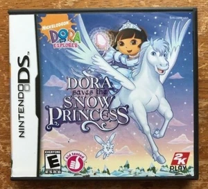 Dora the Explorer: Dora Saves the Snow Princess (Nintendo DS, 2008) Probado - Imagen 1 de 6
