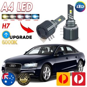 LED BULBS For Audi A4 2007-2015 Upgrade CANBUS LOW NEW HEAD LIGHT  NO ERROR
