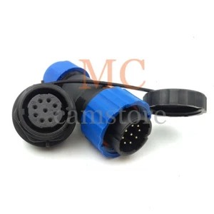 SD20 IP67 9Pin Panel Waterproof Connector Plug Socket,Industrial Power Connector - Picture 1 of 9