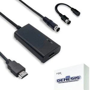 HDMI Cable for Sega Genesis Model 1/2 / 3, Sega CD, Sega CDX, Sega 32X, Sega Nom - Picture 1 of 8