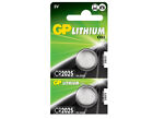 2 X Gp Lithium Cr2025 Dl2025 Cr 2025 3V Coin Cell Battery