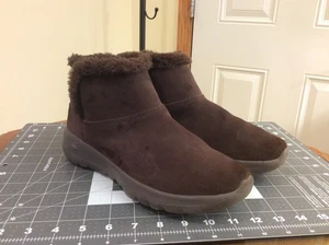 Stivali donna Skechers GOWalk taglia 9,5 marrone choc 15501 tappetino goga leggeri - Foto 1 di 11