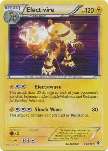Electivire - 54/149 - Non-Holo Boundaries Crossed Theme Deck Exclusive Moderatel - Image 1 of 1