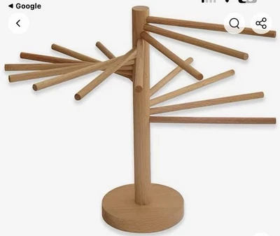 Secador de fideos para pasta de madera Foto 1 de 4