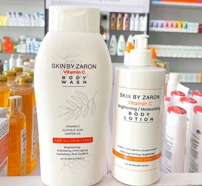 Skin By Zaron Brightening Lotion And Shower Gel