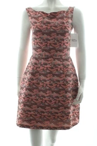 ASOS Vestido Mujeres Talla EU 36 rojo-magenta-marrón look casual - Imagen 1 de 5