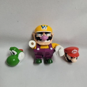 Japón Mario Party 3 Wario Kubrick Figura Yujin 2002 Gashapon Gatcha 1.5" Juguete - Imagen 1 de 3
