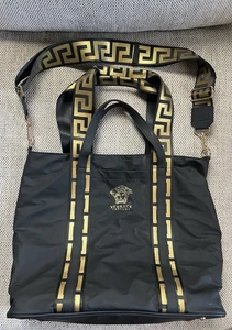 Versace Bag Black Tote Shoulder Purse Perfume Promo - Picture 1 of 13