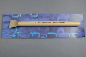   AUTOMATIC PEN 6  / 19 MM CALLIGRAPHIE PORTE PLUME  CALLIGRAPHY ECRITURE - Picture 1 of 1