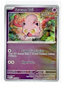 Pokémon TCG - Scream Tail 77/162 Reverse Holo - Temporal Forces Pack Fresh - NM+ - Picture 1 of 2
