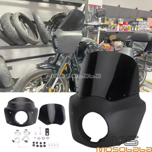 Headlight Fairing +11" Windshield For Harley Softail Standard FXST 107 2020-2021 - Picture 1 of 9