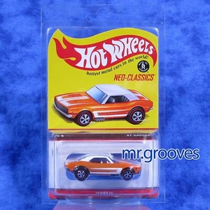 #5634 67 Camaro Spectraflame orange Hot Wheels HWC Neo-Classics Opening Hood - Picture 1 of 14