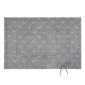 Manta de perro forrada acogedora asta hygge gris superblando de palo de rosa 110 x 73 cm - Imagen 1 de 6