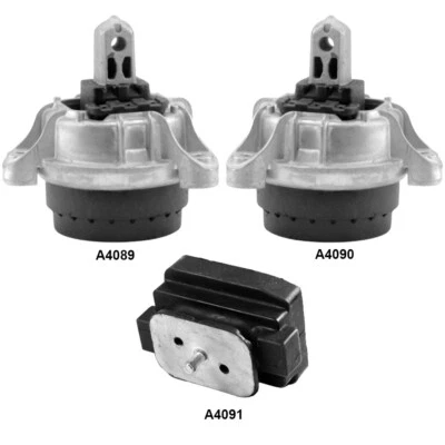 Hyd. Front RH, LH Eng Mounts & Rear Trans Mount 3PCS For BMW 740Li xDrive 3.0L - Image 1 of 4