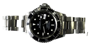 2000 Men's Rolex 16610 Submariner Black 40mm Stainless 7.5" Wrist 3135 - Picture 1 of 8