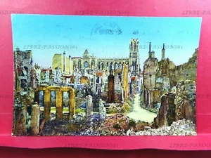 CPA NR. 471, DIE KATHEDRALE VON REIMS IN DEN RUINEN VON 1918 - Bild 1 von 2