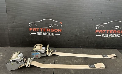 01-02 JAGUAR XK8 CINTURÓN DE SEGURIDAD DELANTERO CONDUCTOR Y PASAJERO RETRACTORES BRONCEADO SDZ Foto 1 de 4