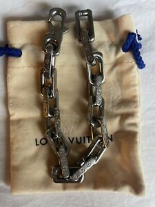 louis-vuitton monogram bracelet chain link