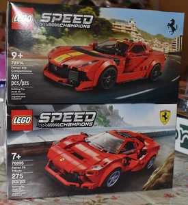 Lego SPEED CHAMPIONS FERRARI 812 COMPETIZIONE 76914 & FERRARI F8 TRIBUTO LOT 2 - Picture 1 of 13