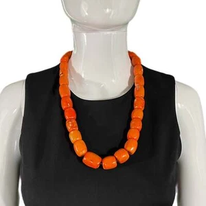 PRE-OWNED Antique Coral Necklace - Picture 1 of 3