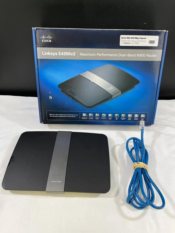 Router Cisco Linksys E4200v2 Máximo Rendimiento Doble Banda N900 SKU 6770 Foto 1 de 4
