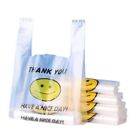 Amzocina Smile Face Plastic Bags, Pink Grocery, Shopping Bag, Restaurants, 