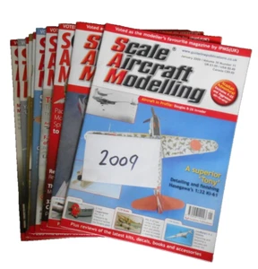 scale aircraft modelling magazine 12 issues job lot complete year 2009 hobbies - Picture 1 of 4