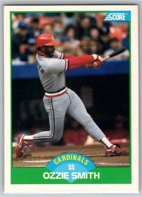 1989 SCORE OZZIE SMITH ST. LOUIS CARDINALS #80 - Image 1 of 2