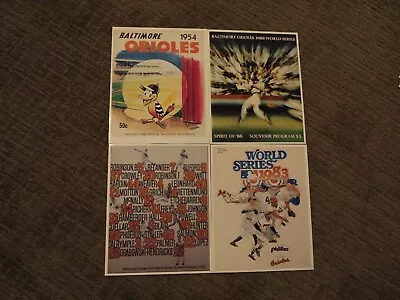 Baltimore Orioles 8x10 Cover Photos for 3 Series Wins & 1954 Yearbook - Image 1 of 4