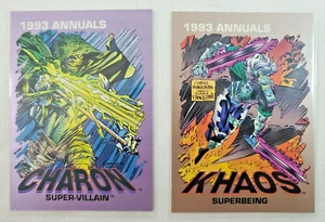 1993 Anuals Caronte Super-Villano #6 y Khaos Superbeing #9 Marvel Comics 1993 - Imagen 1 de 6