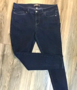 PAIGE PREMIUM Women's Skinny Jeans Denim Stretchy Mid Rise Flap Pocket Blue 32 - Picture 1 of 11