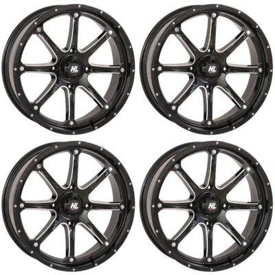 Juego de 4 ruedas ATV/UTV 20 pulgadas High Lifter HL4 20 negro 4/156 4+2,5 polos Foto 1 de 4