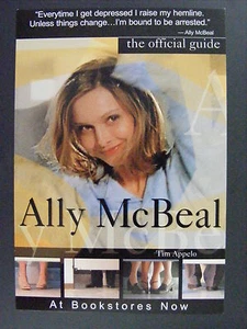 Ally McBeal Official Guide Book Calista Flockhart Promo Advertising Postcard '99 - Picture 1 of 2