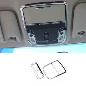 2pcs ABS Chrome Car Reading Light Lamp Frame Trim For Honda Accord 9th 2014-2017 - Picture 1 of 7
