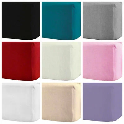 Thermal Flannelette Soft Brushed 100% Cotton Fitted Sheet Extra Deep 160 GSM  - Image 1 of 4