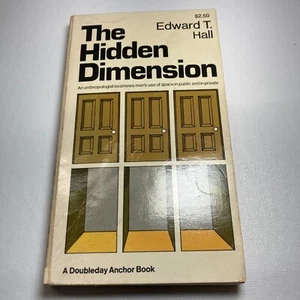 The Hidden Dimension by Edward T. Hall Vintage 1969 Personal Space Proxemics - Picture 1 of 9