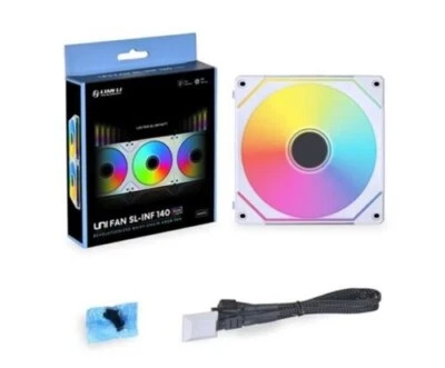 LIAN LI UNI FAN SL INFINITY SL-INF 140 RGB WHITE 1 PACK 140mm - Image 1 of 2