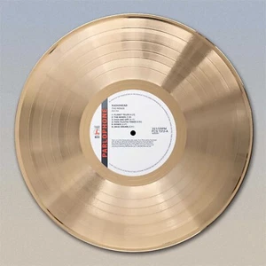 Radiohead "The Bends" Gold LP Record wall art - Picture 1 of 6